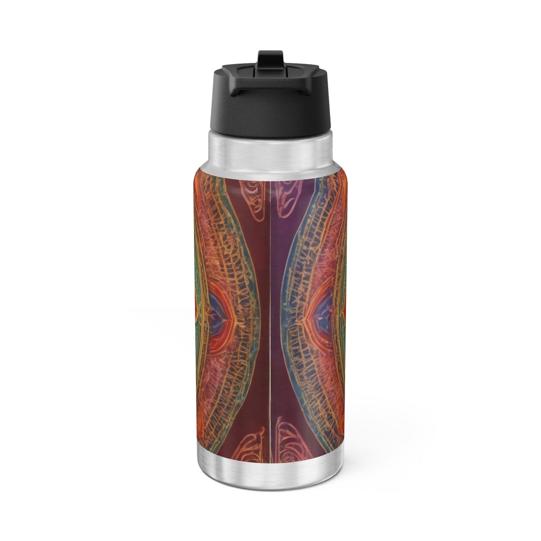 Vibrant Mandala Essence - Gator Tumbler 32oz - Mug - g(0D·IO) - Silver - 32oz -