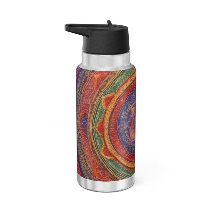 Vibrant Mandala Essence - Gator Tumbler 32oz - Mug - g(0D·IO) - Silver - 32oz -