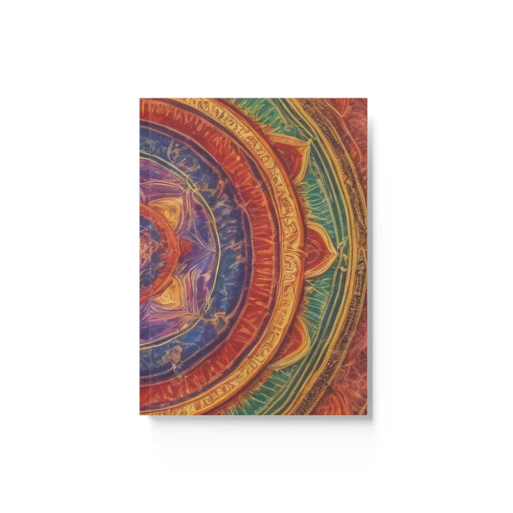 Vibrant Mandala Essence - Hard Backed Journal - Paper products - g(0D·IO) - Ruled line - A5 - White