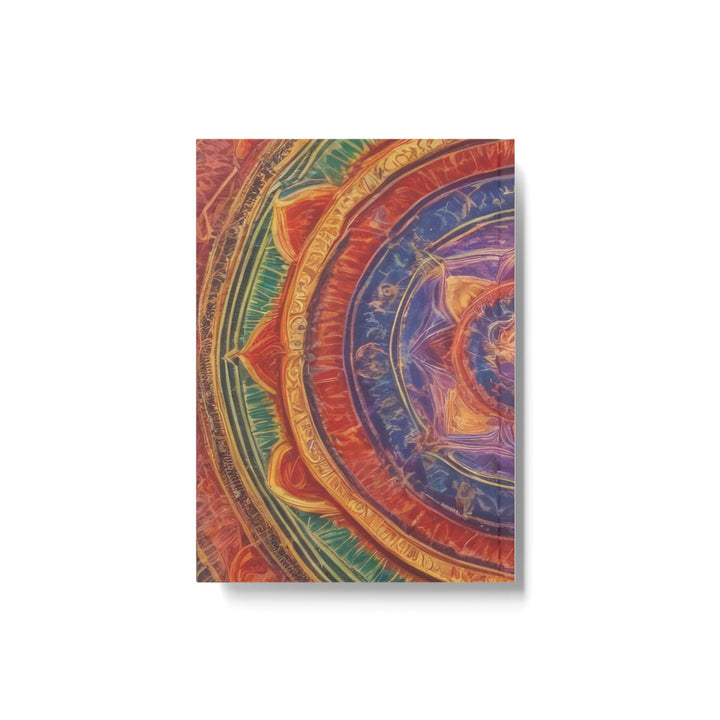 Vibrant Mandala Essence - Hard Backed Journal - Paper products - g(0D·IO) - Graph - A5 - White