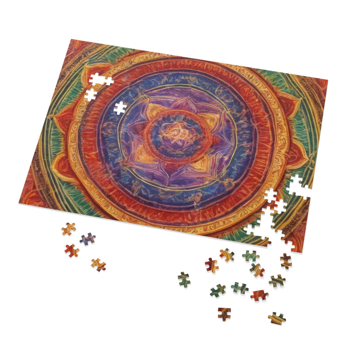 Vibrant Mandala Essence - Jigsaw Puzzle (100, 252, 500, 1000 pieces) - Puzzle - g(0D·IO) - 29.25" × 19.75" (1000 pcs) - -