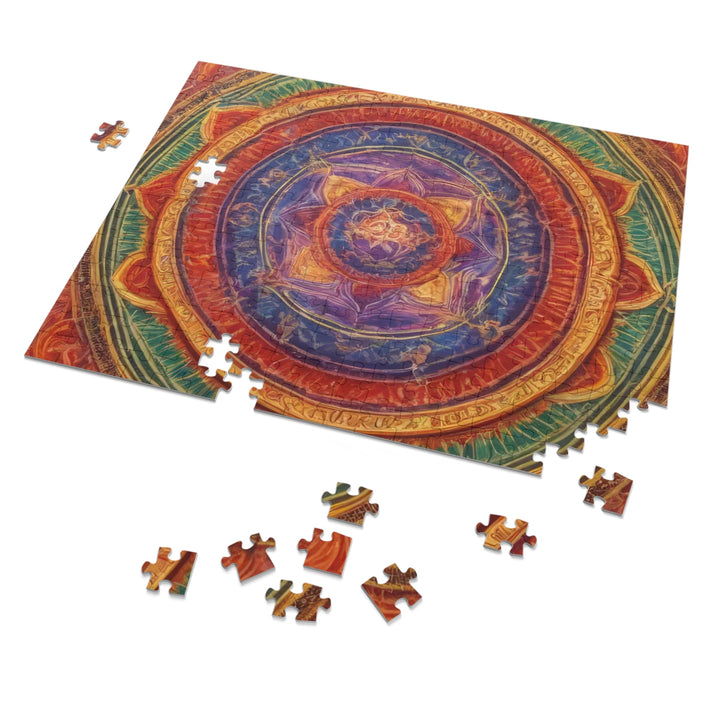 Vibrant Mandala Essence - Jigsaw Puzzle (100, 252, 500, 1000 pieces) - Puzzle - g(0D·IO) - 29.25" × 19.75" (1000 pcs) - -