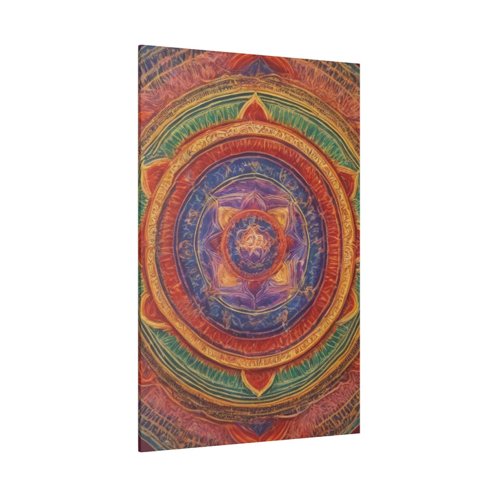 Vibrant Mandala Essence - Matte Canvas - Canvas - g(0D·IO) - 32" x 32" (Square) - 0.75'' -