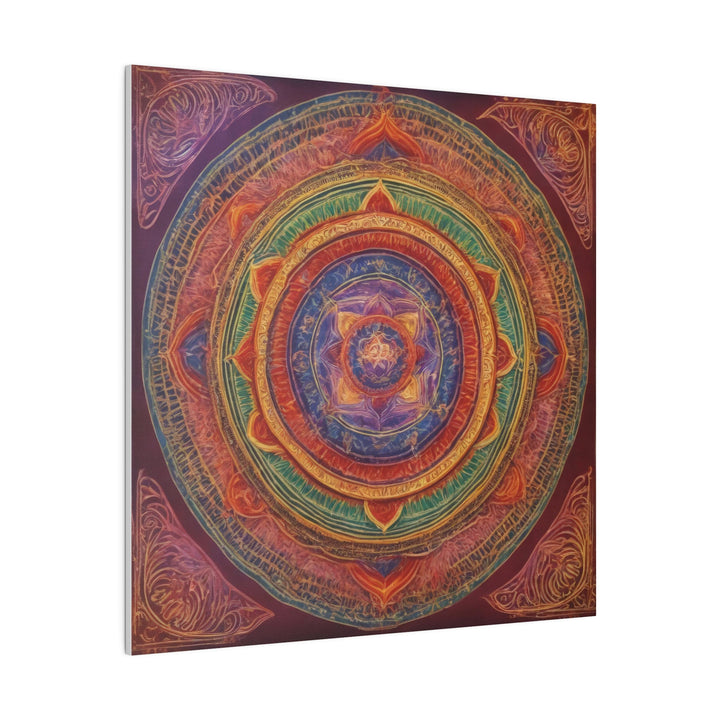 Vibrant Mandala Essence - Matte Canvas - Canvas - g(0D·IO) - 32" x 32" (Square) - 0.75'' -