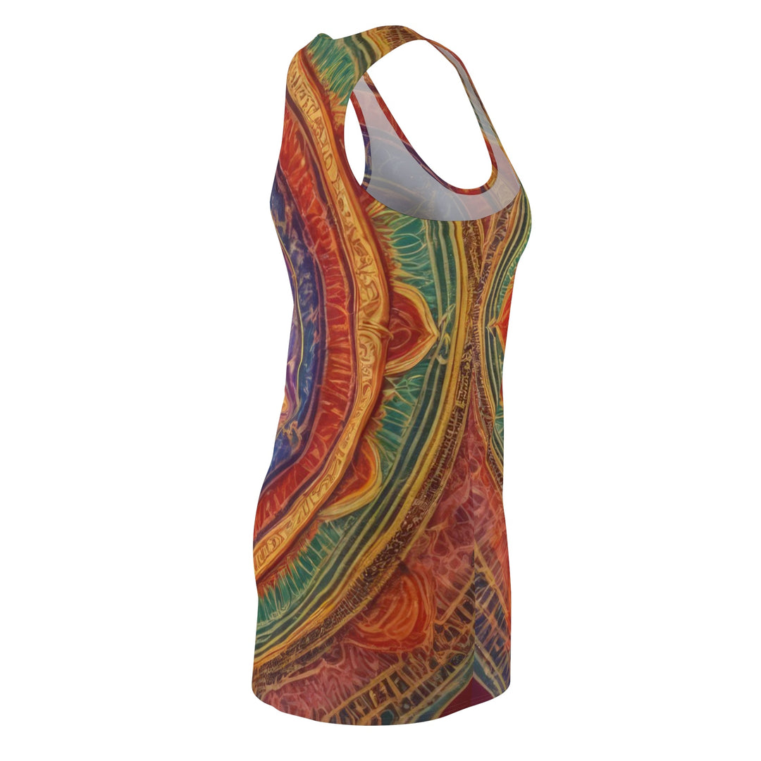 Vibrant Mandala Essence - Racerback Dress - All Over Prints - g(0D·IO) - XS - -