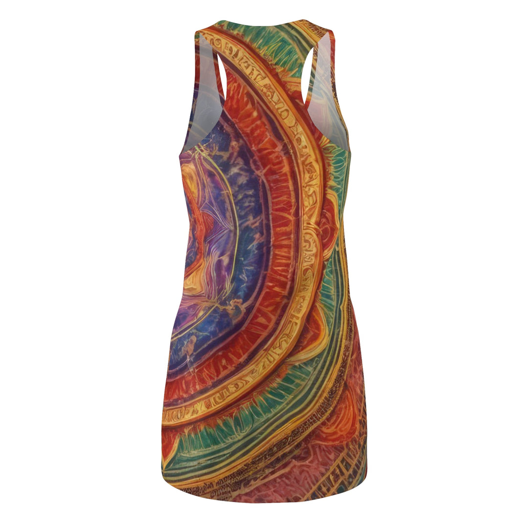 Vibrant Mandala Essence - Racerback Dress - All Over Prints - g(0D·IO) - XS - -