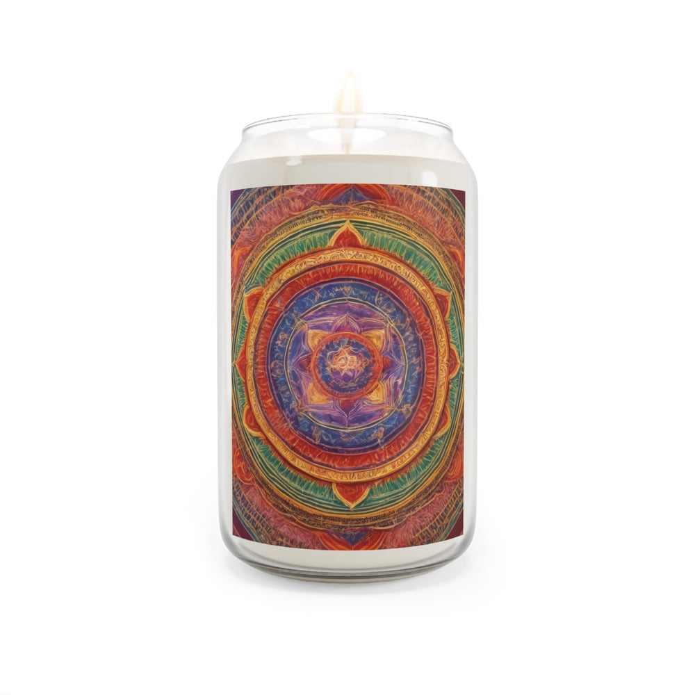 Vibrant Mandala Essence - Scented Candle - Home Decor - g(0D·IO) - Sea Breeze - 13.75oz -