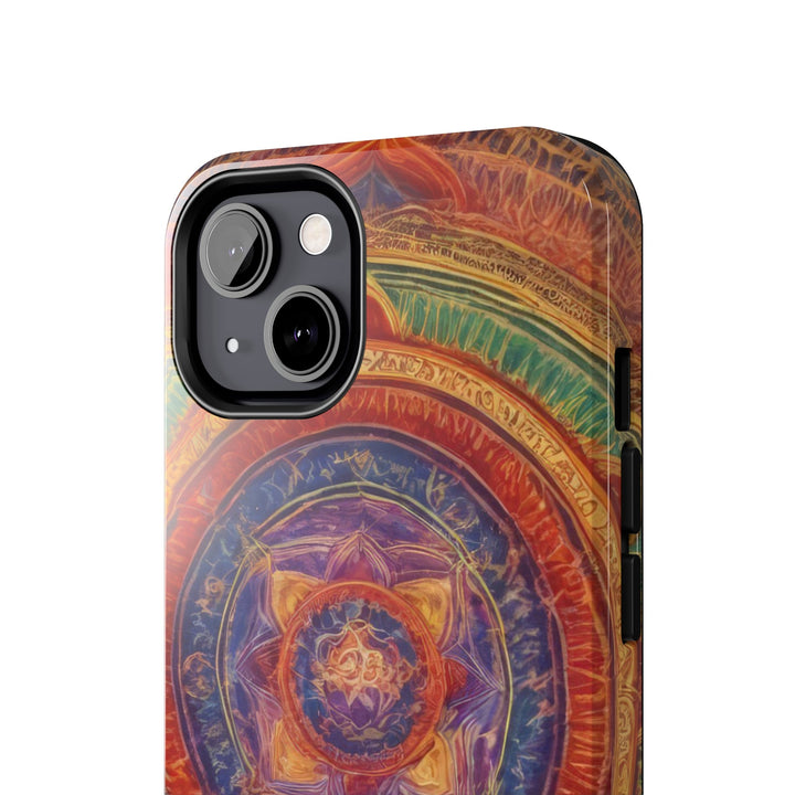 Vibrant Mandala Essence - Tough Phone Case - Phone Case - g(0D·IO) - iPhone 13 Mini - -