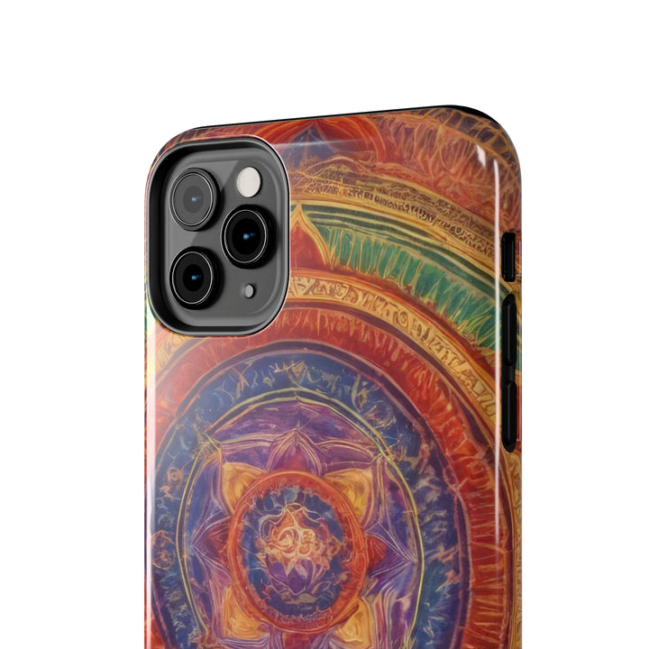 Vibrant Mandala Essence - Tough Phone Case - Phone Case - g(0D·IO) - iPhone 13 Mini - -