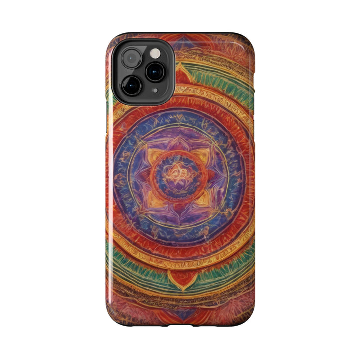 Vibrant Mandala Essence - Tough Phone Case - Phone Case - g(0D·IO) - iPhone 13 Mini - -