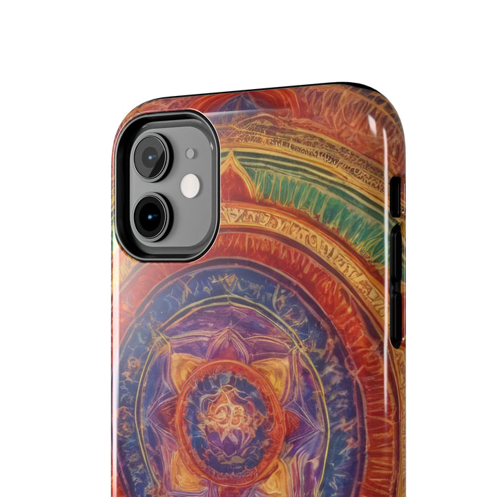 Vibrant Mandala Essence - Tough Phone Case - Phone Case - g(0D·IO) - iPhone 13 Mini - -