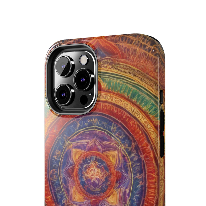 Vibrant Mandala Essence - Tough Phone Case - Phone Case - g(0D·IO) - iPhone 13 Mini - -