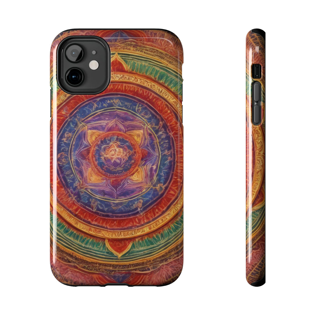 Vibrant Mandala Essence - Tough Phone Case - Phone Case - g(0D·IO) - iPhone 11 - -