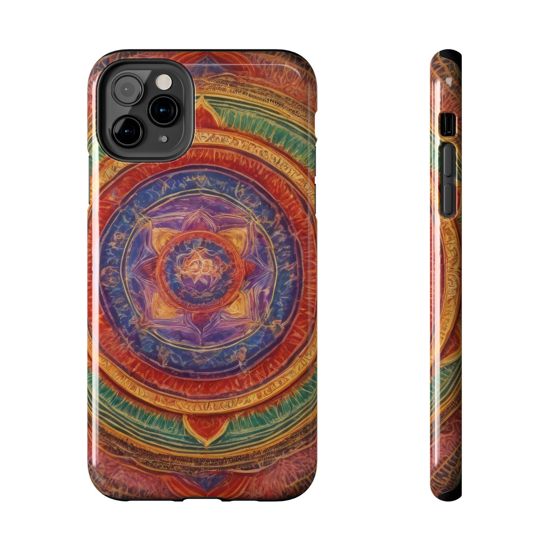 Vibrant Mandala Essence - Tough Phone Case - Phone Case - g(0D·IO) - iPhone 11 Pro Max - -