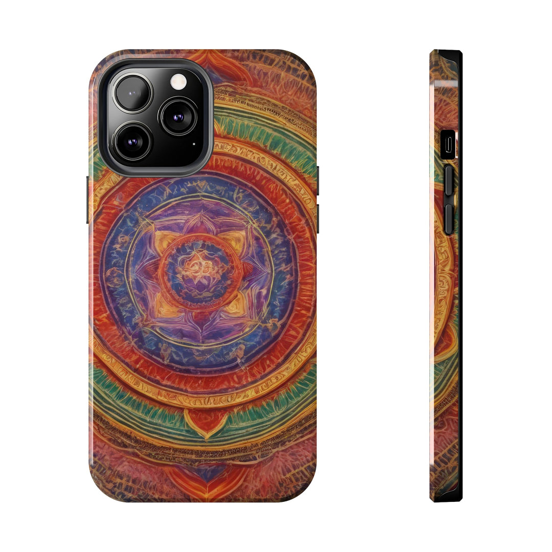 Vibrant Mandala Essence - Tough Phone Case - Phone Case - g(0D·IO) - iPhone 13 Pro Max - -