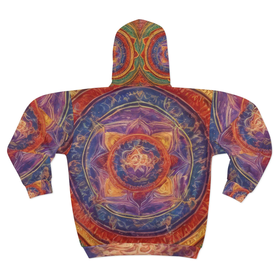 Vibrant Mandala Essence - Unisex Zip Hoodie - All Over Prints - g(0D·IO) - XS - -