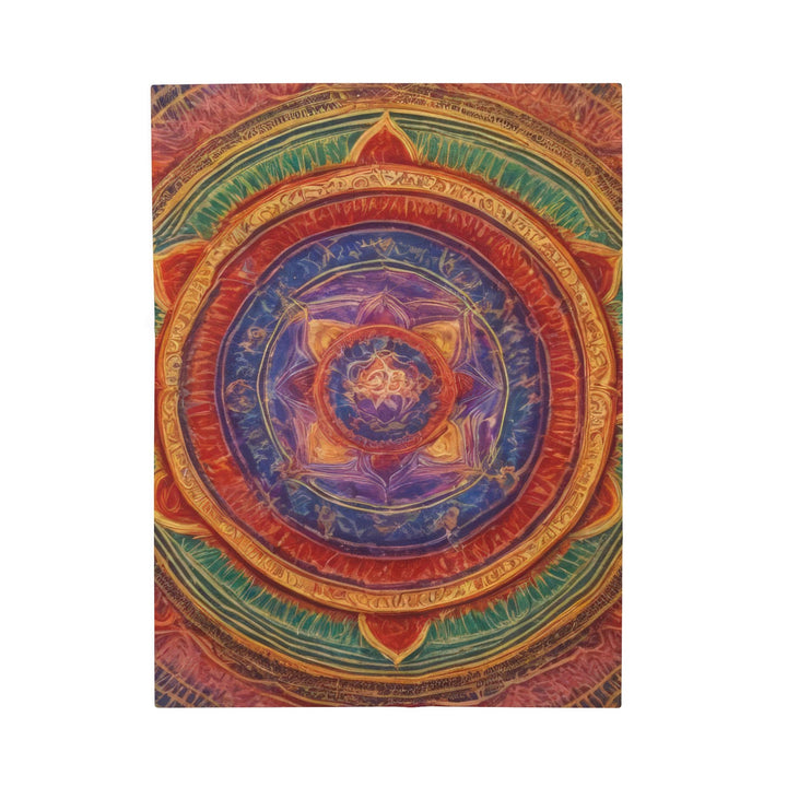 Vibrant Mandala Essence - Velveteen Plush Blanket - All Over Prints - g(0D·IO) - 30" × 40" - -