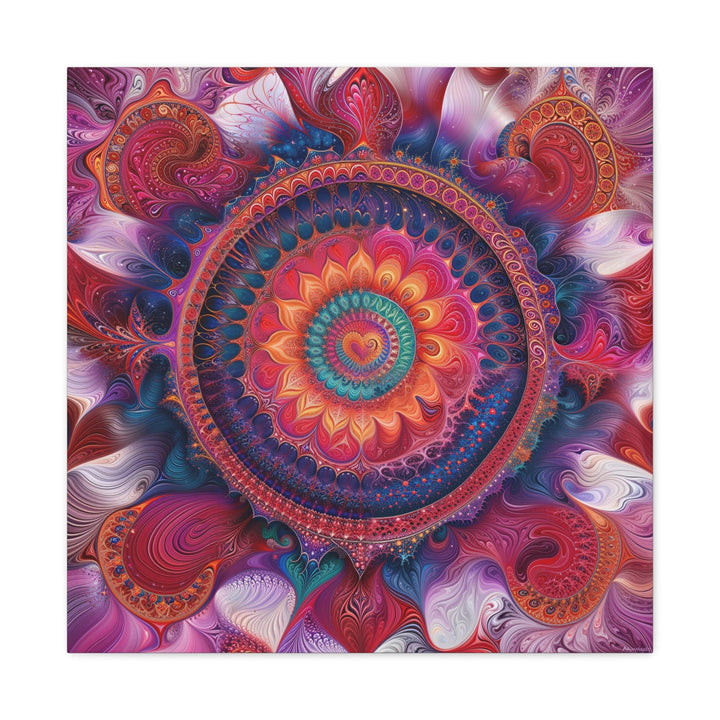 Vibrant Mandala Symphony - Matte Canvas Print 1.25" - Canvas - g(0D·IO) - 24″ x 24″ - 1.25" -