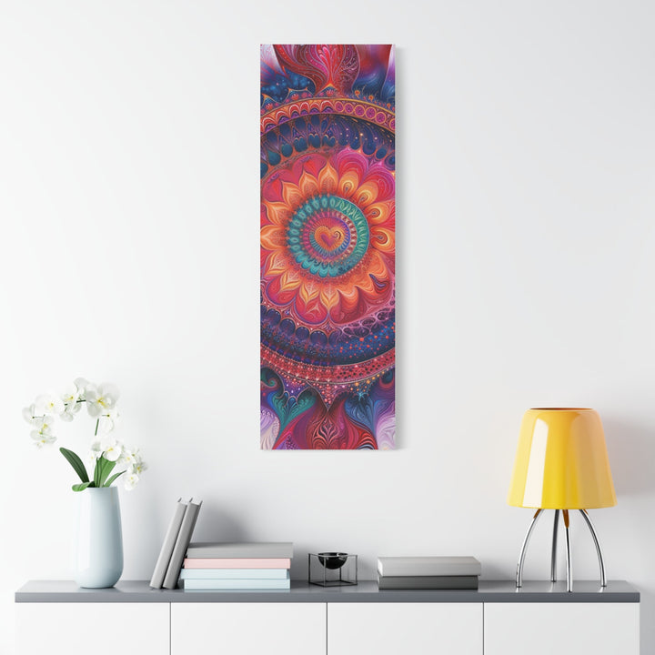 Vibrant Mandala Symphony - Matte Canvas Print 1.25" - Canvas - g(0D·IO) - 36" x 36" - 1.25" -