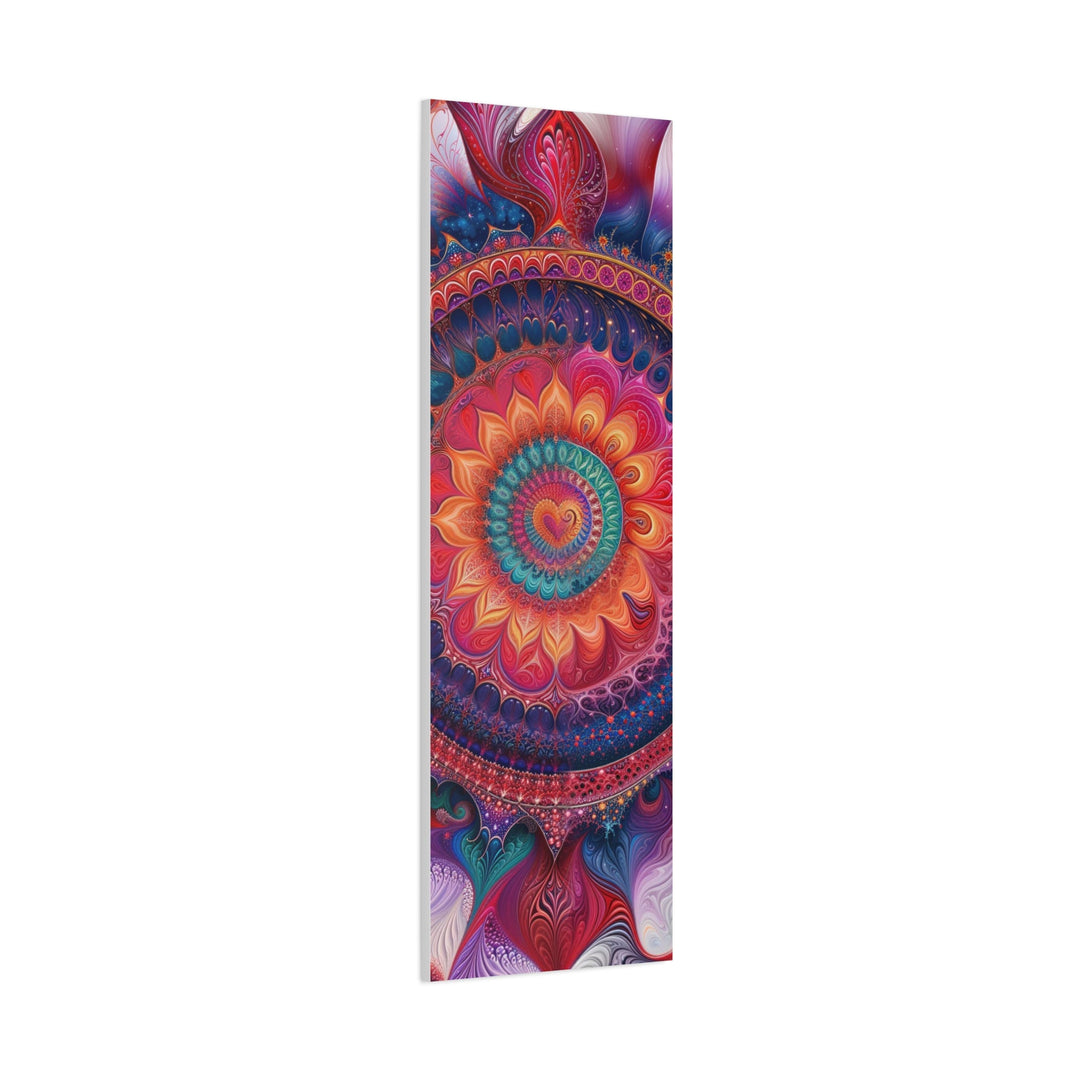 Vibrant Mandala Symphony - Matte Canvas Print 1.25" - Canvas - g(0D·IO) - 36" x 36" - 1.25" -