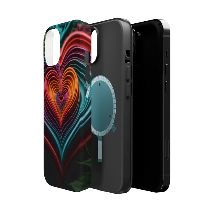 Vibrant Paper Heart - MagSafe Tough Case - Phone Case - g(0D·IO) - iPhone 14 - Glossy -