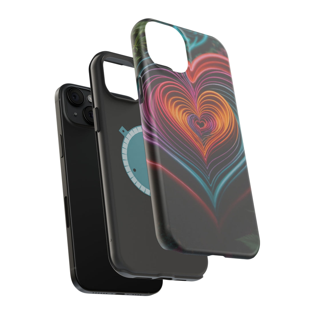 Vibrant Paper Heart - MagSafe Tough Case - Phone Case - g(0D·IO) - iPhone 14 Pro - Glossy -