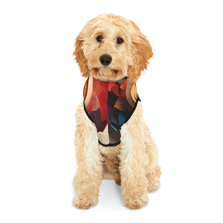 Vibrant Paper Heart - Pet Hoodie - Pets - g(0D·IO) - XXS - Black Rib -