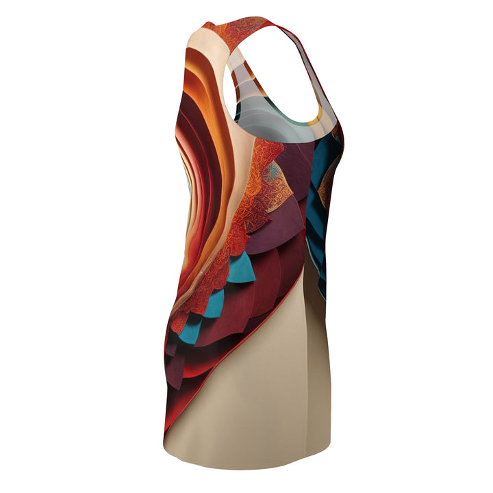 Vibrant Paper Heart - Racerback Dress - All Over Prints - g(0D·IO) - XS - -