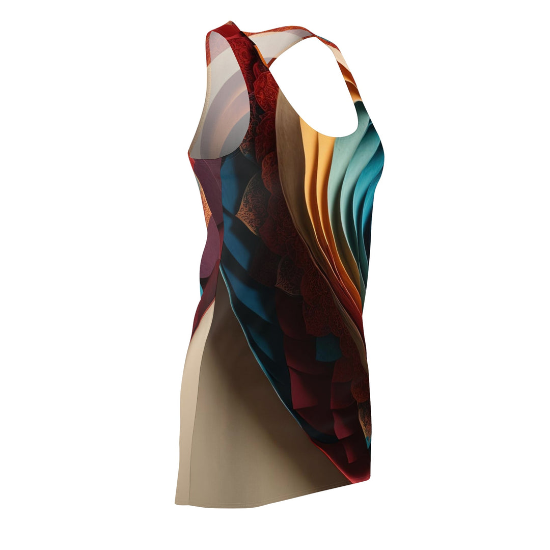 Vibrant Paper Heart - Racerback Dress - All Over Prints - g(0D·IO) - XS - -