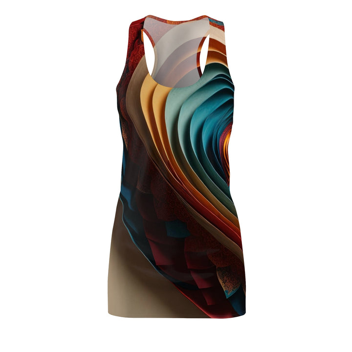 Vibrant Paper Heart - Racerback Dress - All Over Prints - g(0D·IO) - XS - -