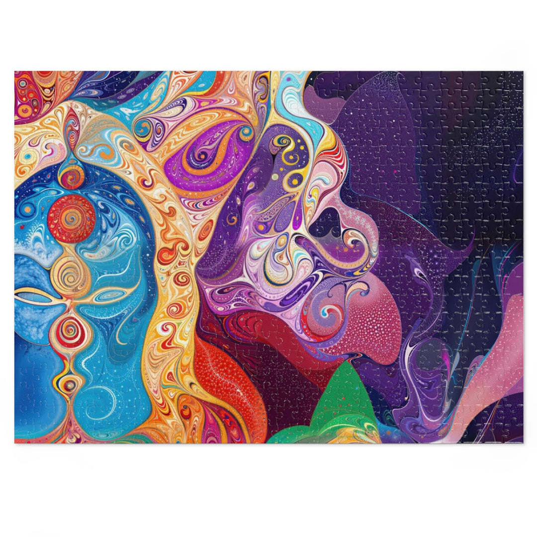 Vibrant Psychedelic Dreams - Jigsaw Puzzle (100, 252, 500, 1000 pieces) - Puzzle - g(0D·IO) - 20.5" × 15" (500 pcs) - -