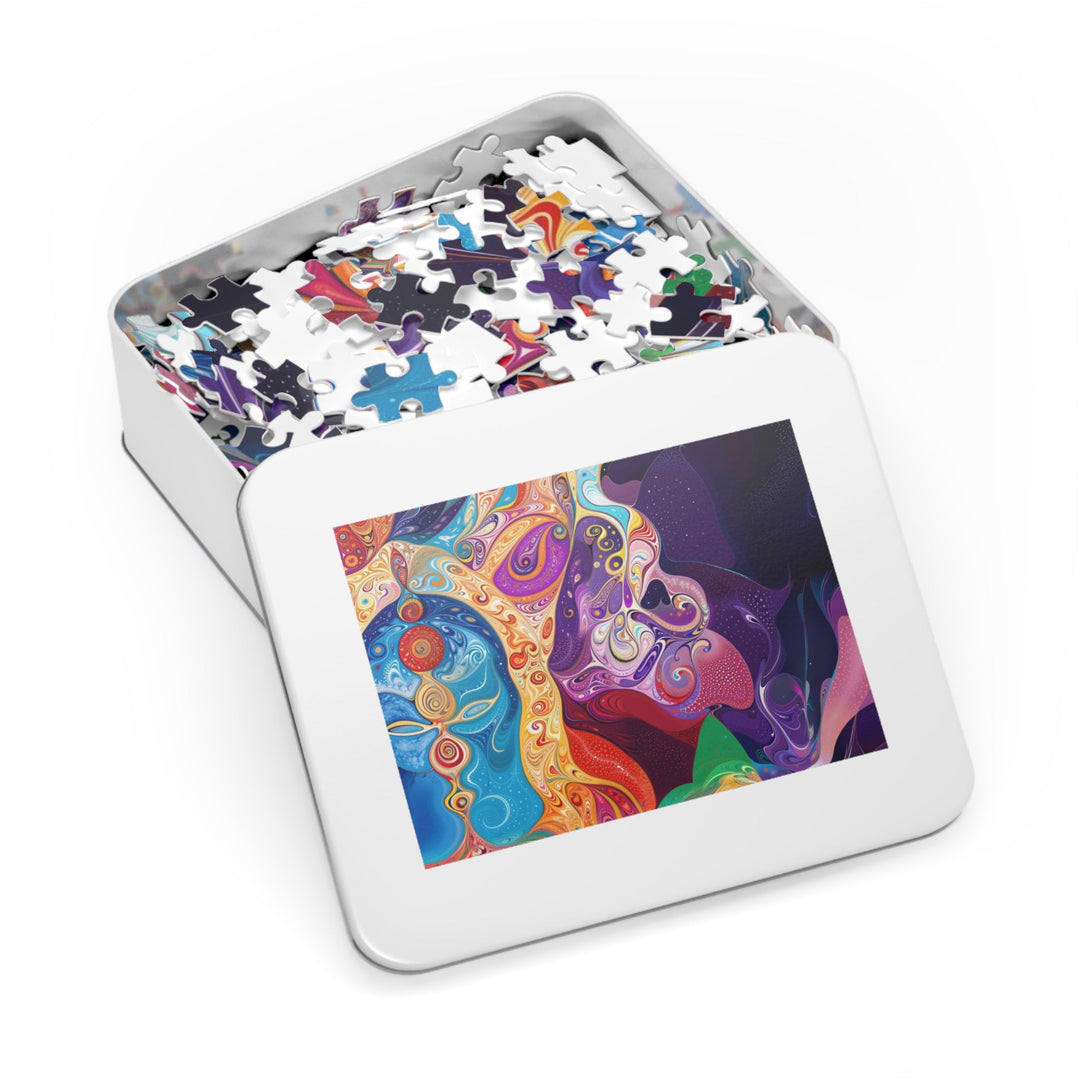 Vibrant Psychedelic Dreams - Jigsaw Puzzle (100, 252, 500, 1000 pieces) - Puzzle - g(0D·IO) - 29.25" × 19.75" (1000 pcs) - -