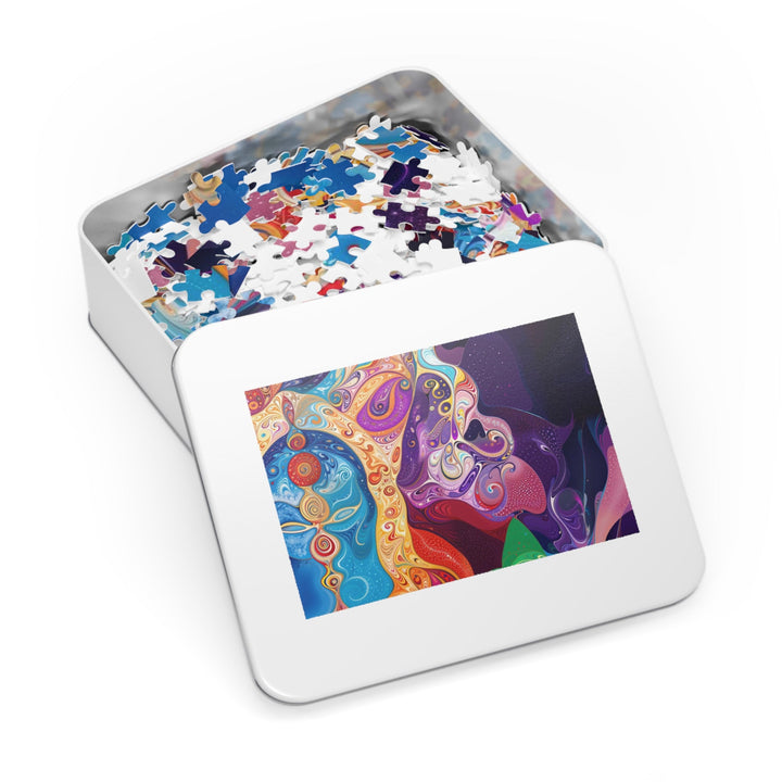 Vibrant Psychedelic Dreams - Jigsaw Puzzle (100, 252, 500, 1000 pieces) - Puzzle - g(0D·IO) - 29.25" × 19.75" (1000 pcs) - -