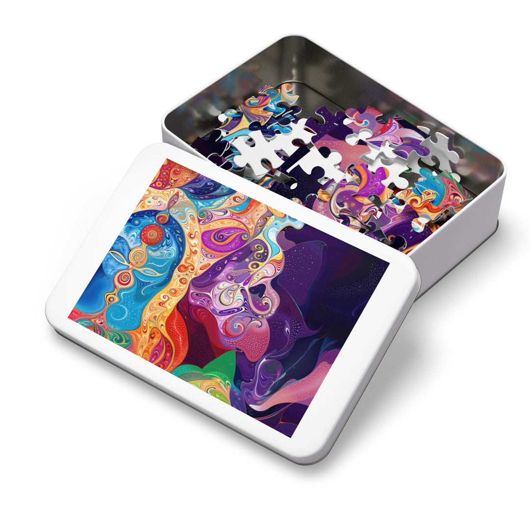 Vibrant Psychedelic Dreams - Jigsaw Puzzle (100, 252, 500, 1000 pieces) - Puzzle - g(0D·IO) - 29.25" × 19.75" (1000 pcs) - -