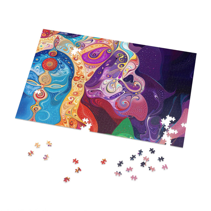 Vibrant Psychedelic Dreams - Jigsaw Puzzle (100, 252, 500, 1000 pieces) - Puzzle - g(0D·IO) - 29.25" × 19.75" (1000 pcs) - -