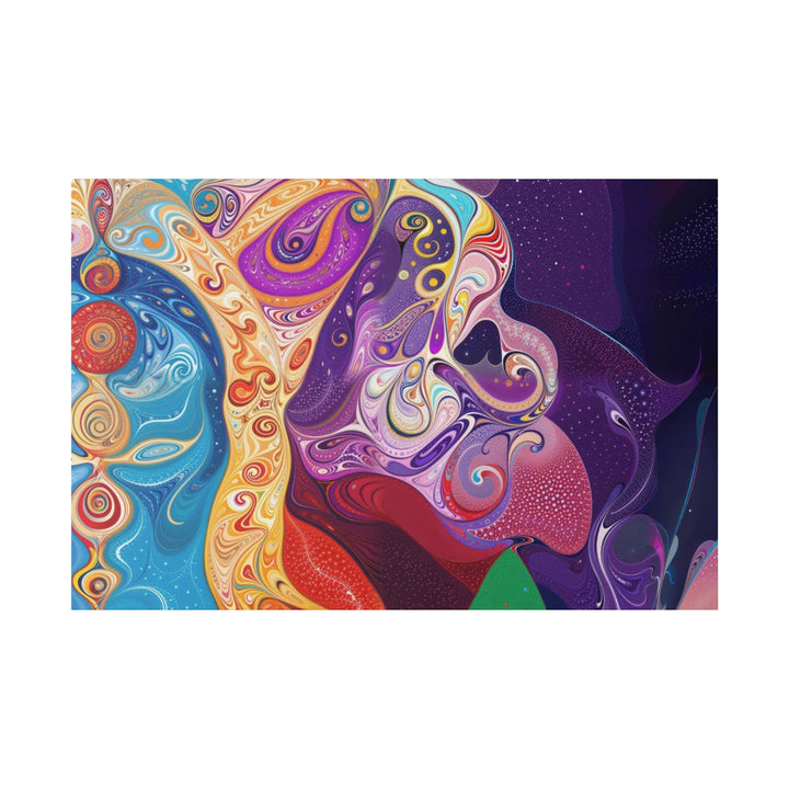 Vibrant Psychedelic Dreams - Matte Canvas - Canvas - g(0D·IO) - 48″ x 32″ (Horizontal) - 0.75'' -