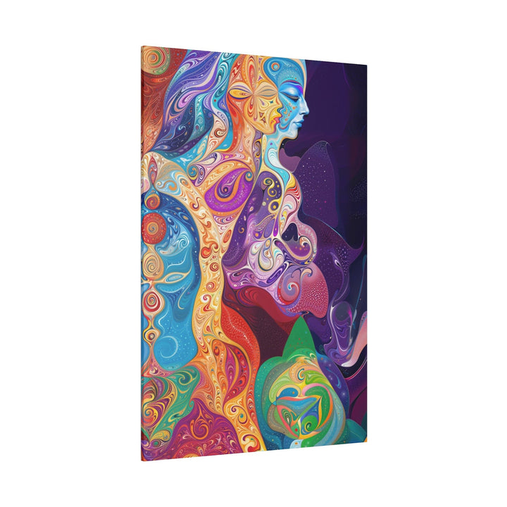 Vibrant Psychedelic Dreams - Matte Canvas - Canvas - g(0D·IO) - 32" x 32" (Square) - 0.75'' -