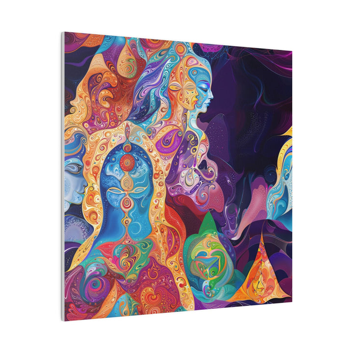 Vibrant Psychedelic Dreams - Matte Canvas - Canvas - g(0D·IO) - 32" x 32" (Square) - 0.75'' -