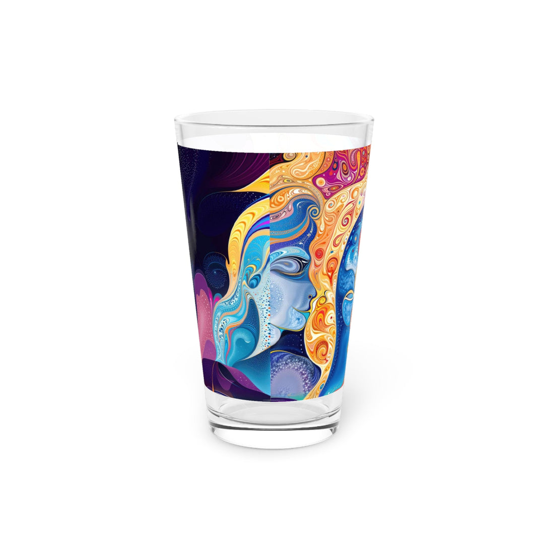 Vibrant Psychedelic Dreams - Pint Glass - Mug - g(0D·IO) - 16oz - -