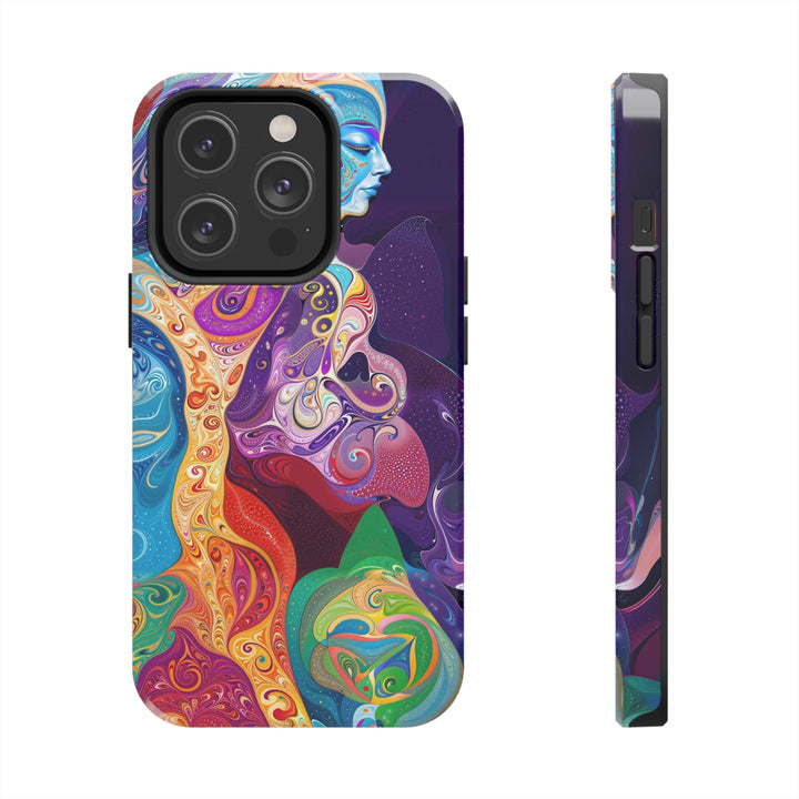 Vibrant Psychedelic Dreams - Tough Phone Case - Phone Case - g(0D·IO) - iPhone 14 Pro - -