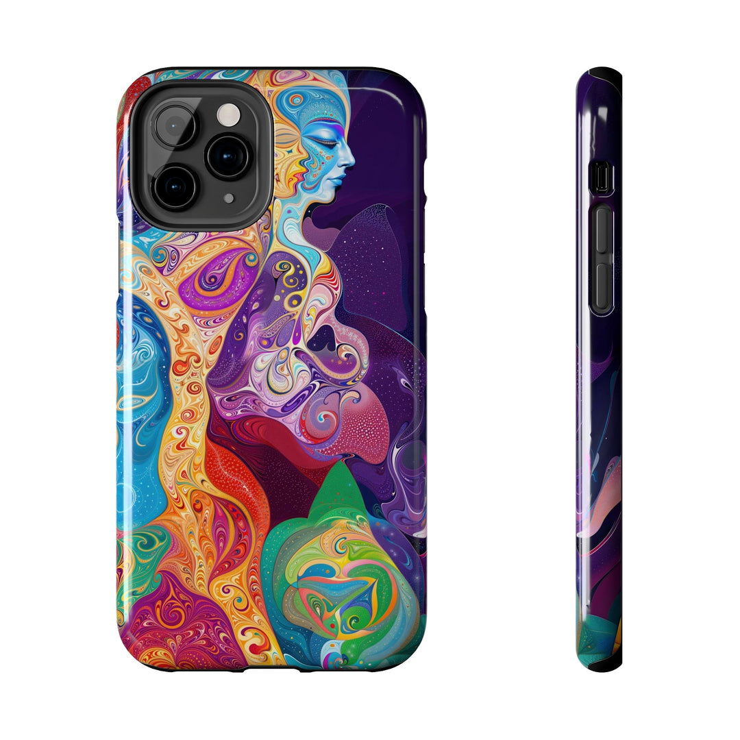 Vibrant Psychedelic Dreams - Tough Phone Case - Phone Case - g(0D·IO) - iPhone 11 Pro - -