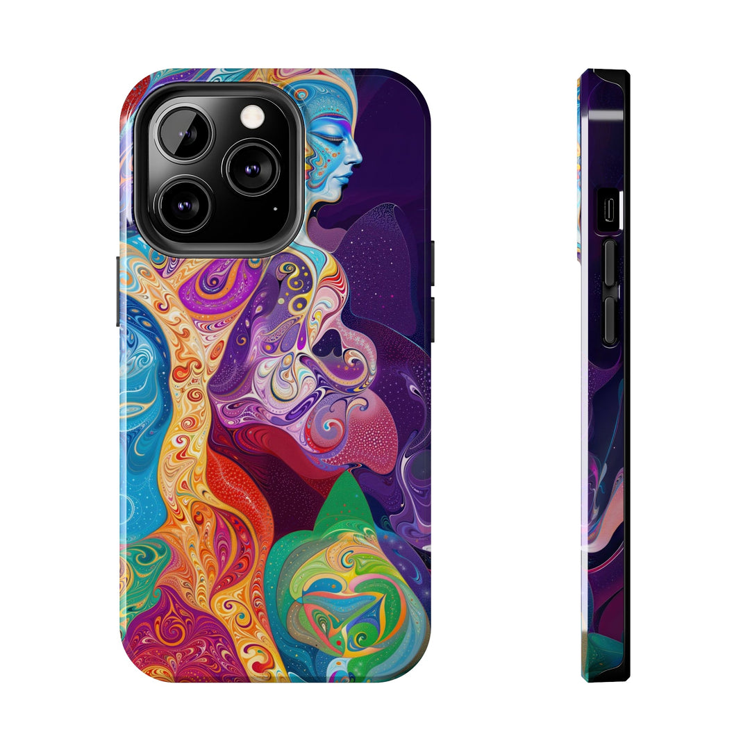 Vibrant Psychedelic Dreams - Tough Phone Case - Phone Case - g(0D·IO) - iPhone 13 Pro - -