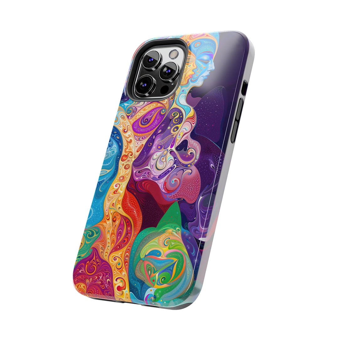 Vibrant Psychedelic Dreams - Tough Phone Case - Phone Case - g(0D·IO) - iPhone 13 Mini - -