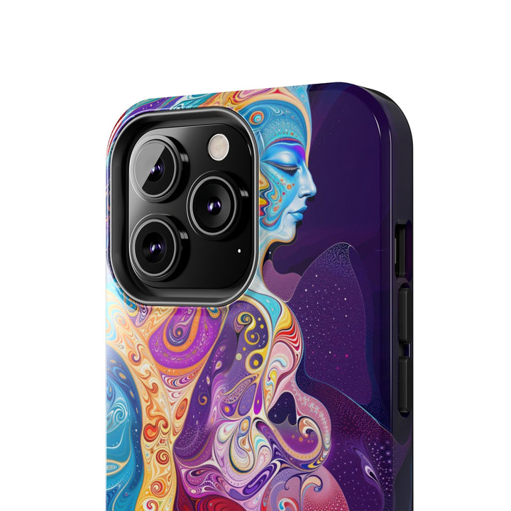 Vibrant Psychedelic Dreams - Tough Phone Case - Phone Case - g(0D·IO) - iPhone 13 Mini - -