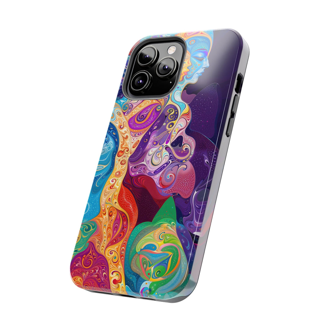 Vibrant Psychedelic Dreams - Tough Phone Case - Phone Case - g(0D·IO) - iPhone 13 Mini - -