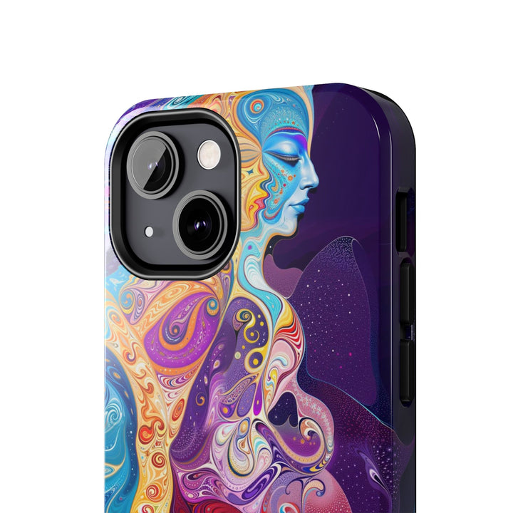 Vibrant Psychedelic Dreams - Tough Phone Case - Phone Case - g(0D·IO) - iPhone 13 Mini - -