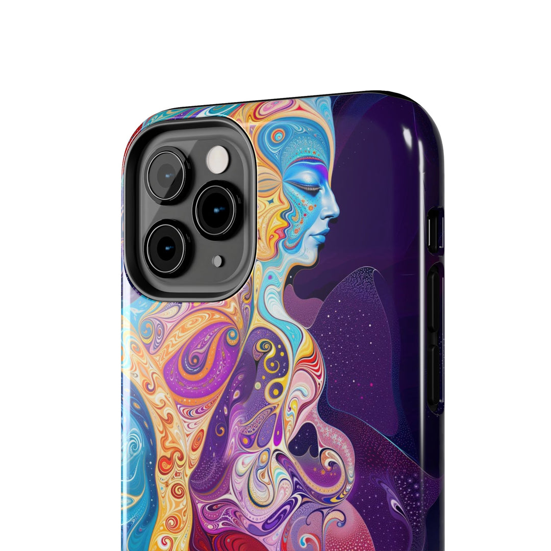 Vibrant Psychedelic Dreams - Tough Phone Case - Phone Case - g(0D·IO) - iPhone 13 Mini - -