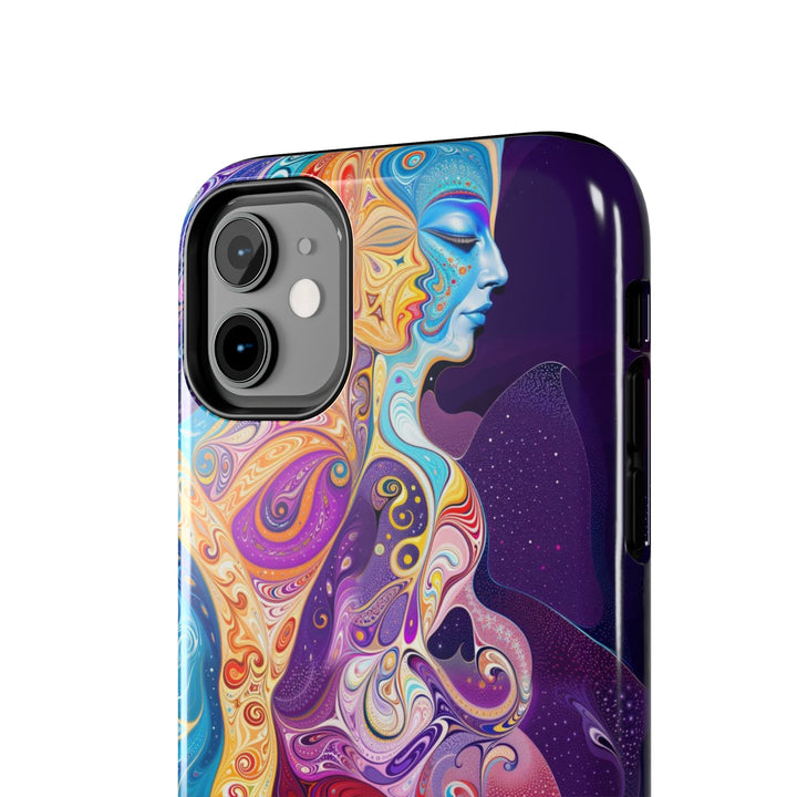 Vibrant Psychedelic Dreams - Tough Phone Case - Phone Case - g(0D·IO) - iPhone 13 Mini - -