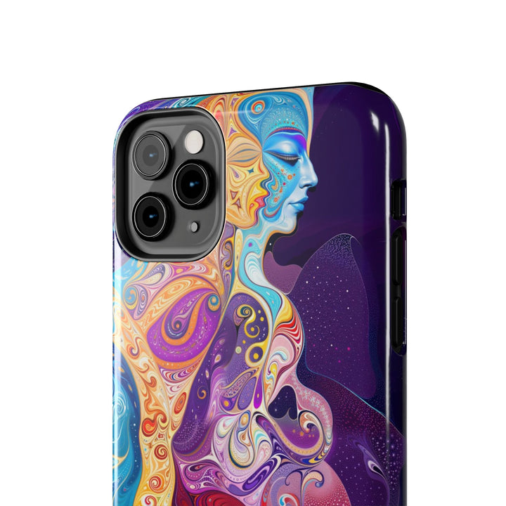 Vibrant Psychedelic Dreams - Tough Phone Case - Phone Case - g(0D·IO) - iPhone 13 Mini - -