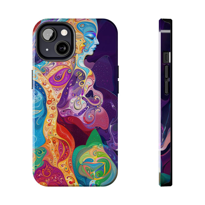 Vibrant Psychedelic Dreams - Tough Phone Case - Phone Case - g(0D·IO) - iPhone 13 - -